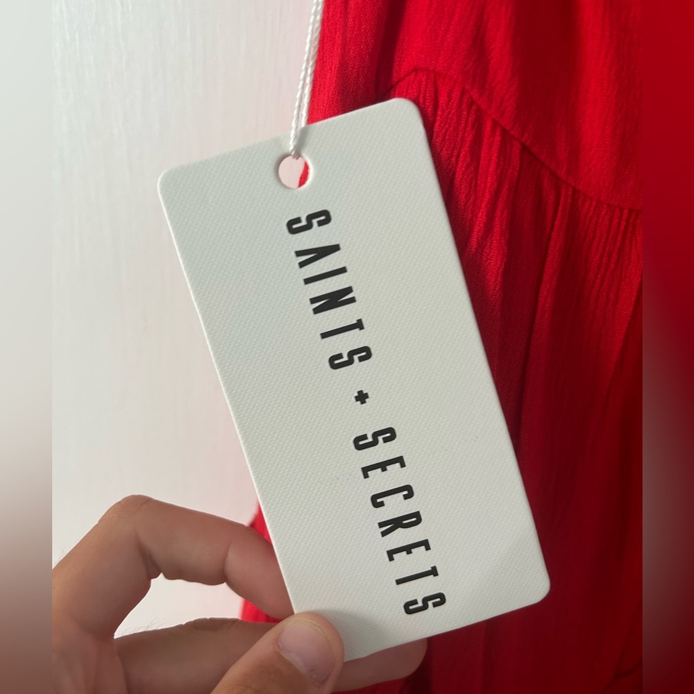 Saints & Secrets Red Mini Dress - Picture 6 of 6